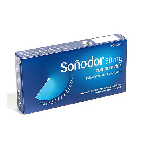 Soñodor 50mg 16 comprimidos