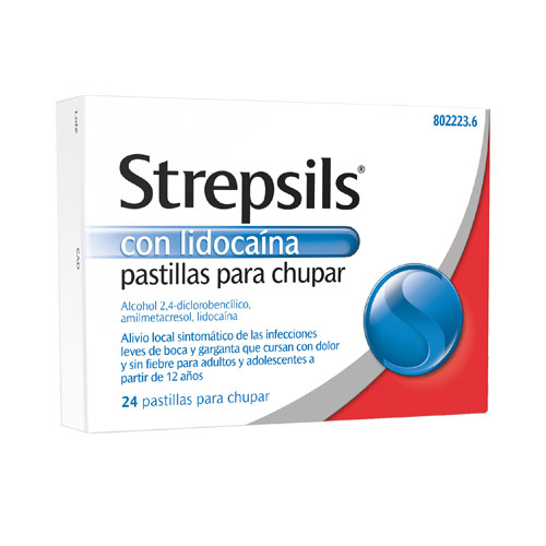 Strepsils comprimidos Lidocaina