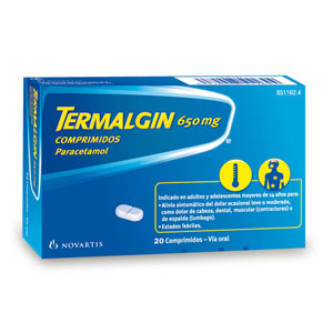 Termalgin 650mg 20 comprimidos