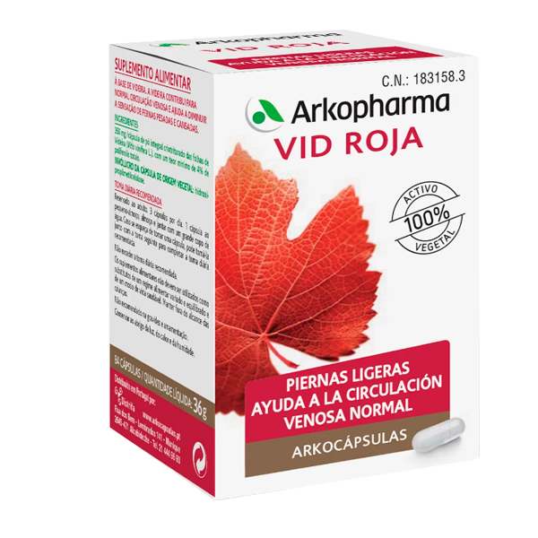 Arkocpsulas Vid Roja 270mg 100 cpsulas