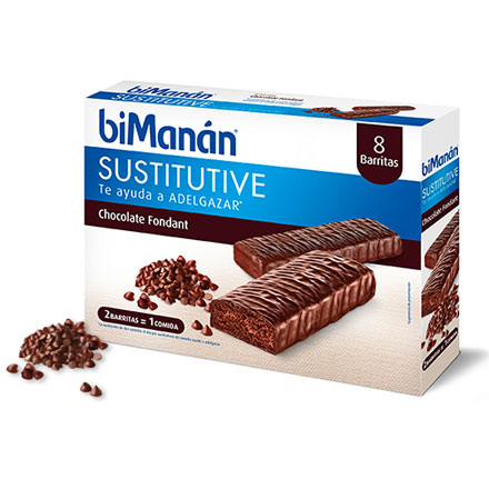 Bimanan 8 Barritas Chocolate Negro Fondant