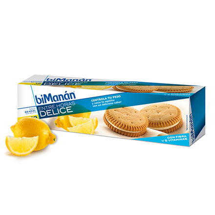 Bimanan 12 Galletas sabor limn