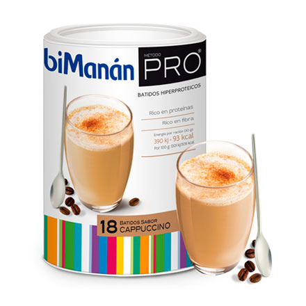 Bimanan 18 Batidos Sabor Cappuccino 540gr