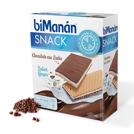 Bimanan 6 Snacks Sabor Chocolate Yogur