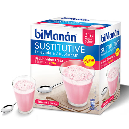 Bimanan Batido Fresa 6 unidades
