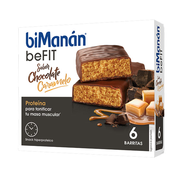 Bimanan Befit 6 Barritas Sabor Chocolate Caramelo