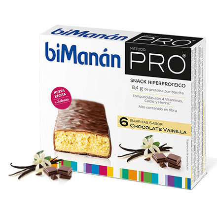 Bimanan 6 Barritas Sabor Chocolate Vainilla