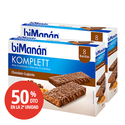 Oferta Bimanan 16 Barritas Chocolate Komplett