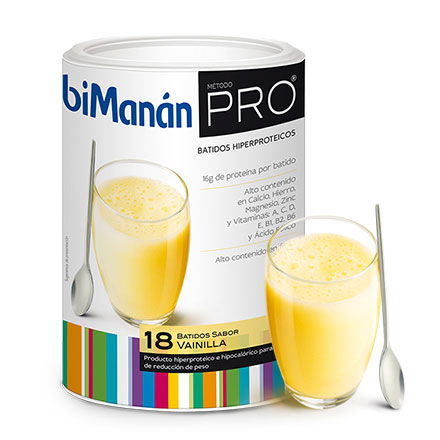 Bimanan 18 Batidos Sabor Vainilla 540gr