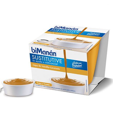 Oferta Bimanan Copa de Vainilla caramelo 1 unidad