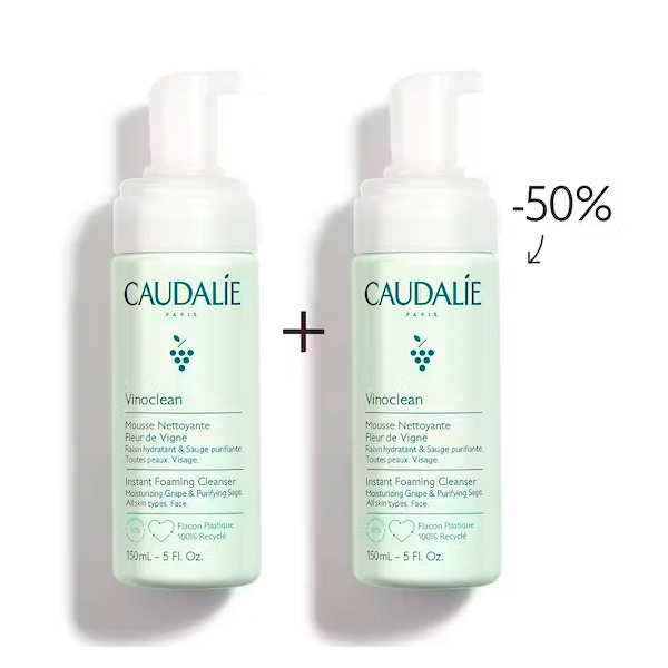 Caudalie Duplo Espuma limpiadora 2x150ml