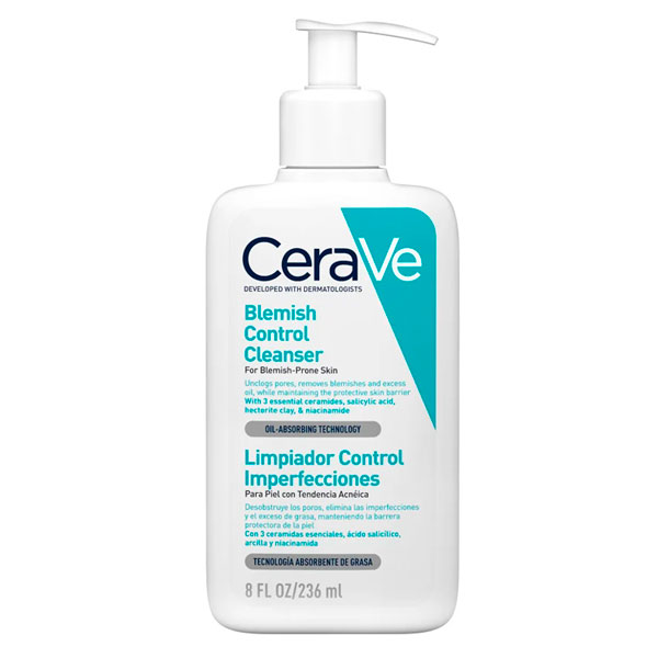 Cerave 	Limpiador pieles con tendencia acneica