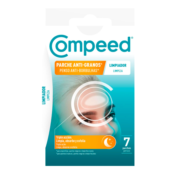Compeed parche anti-granos limpiador noche 7 unidades