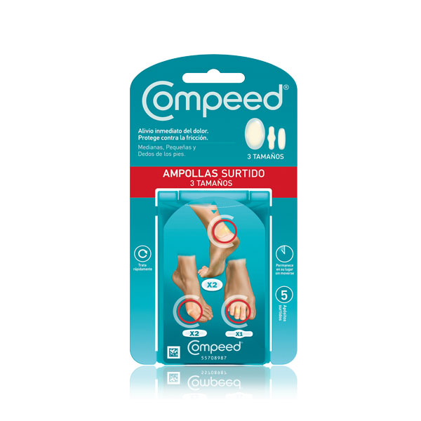 Compeed Ampollas Surtido 3 tamaos 5 apsitos