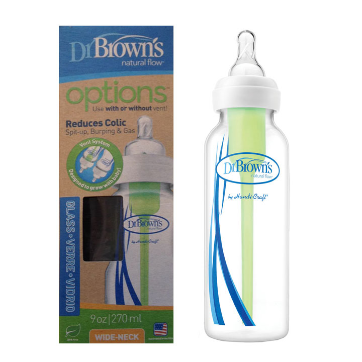 Dr Browns Bibern Anticlico vidrio 270ml