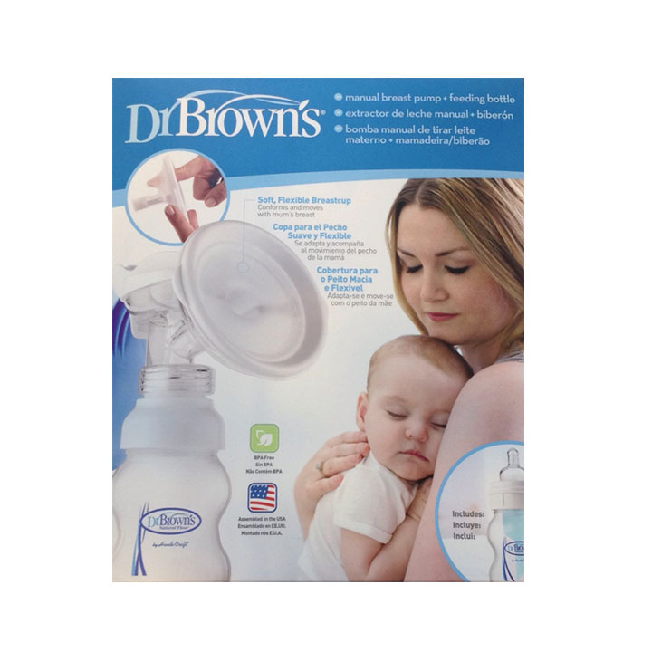 Dr Browns Extractor de leche manual y bibern
