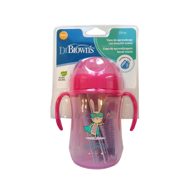 Dr Browns Vaso transicin boquilla suave 270ml