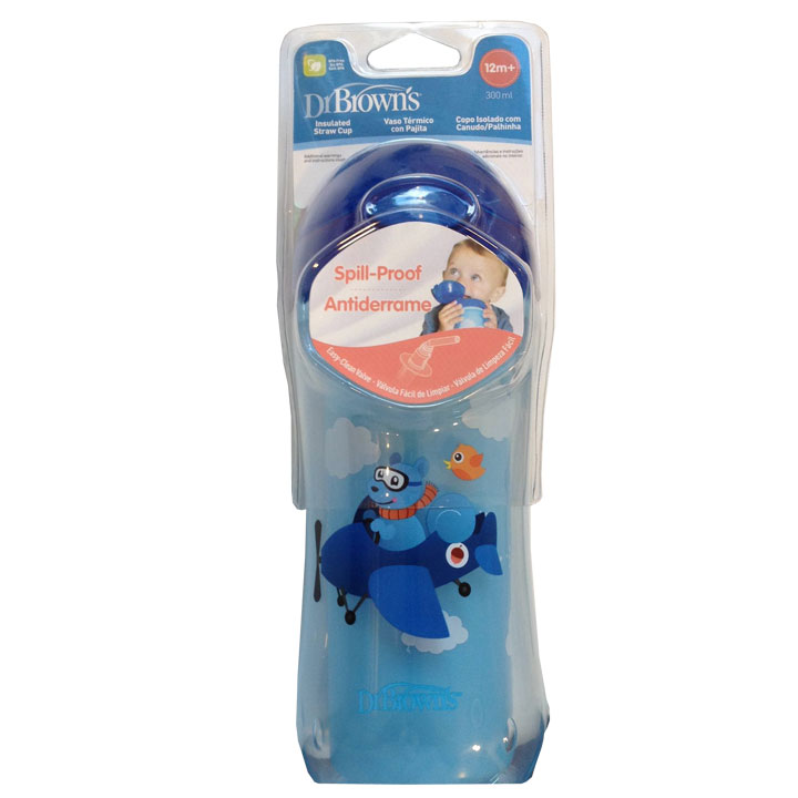 Dr Browns Vaso trmico con pajita 300ml