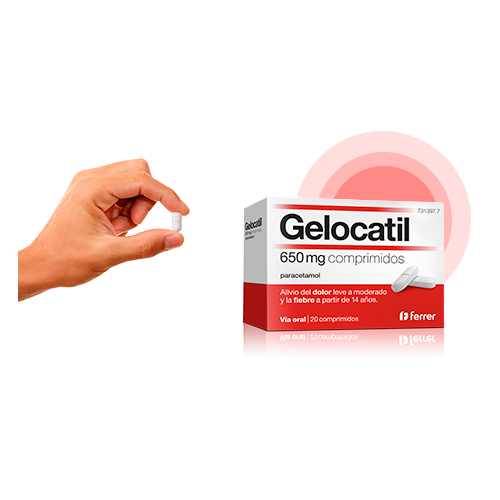 Gelocatil 650mg 12 comprimidos