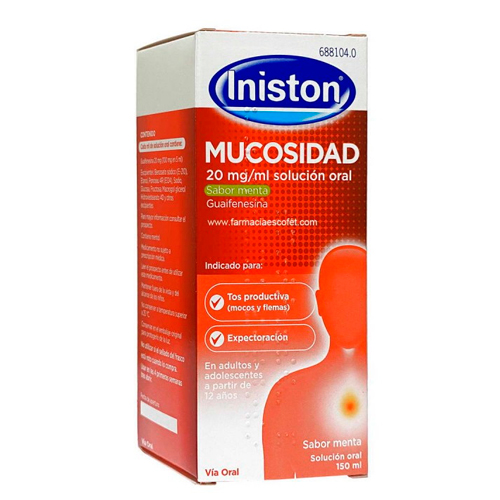 Iniston Expectorante tos con mocos Jarabe