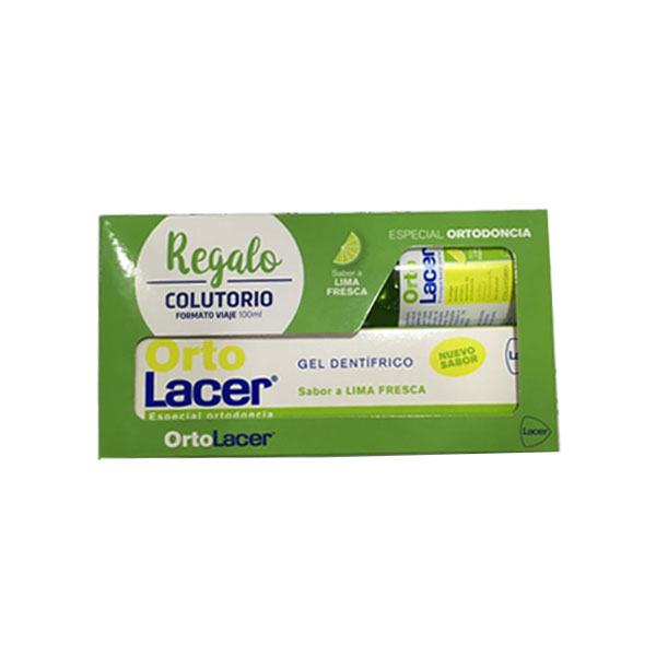 Oferta Lacer Pasta dental Orto lima 75ml + Colutorio