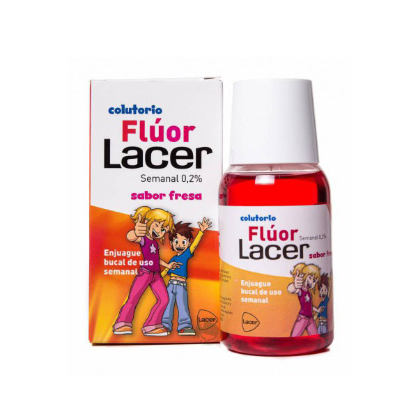 Lacer Colutorio Fluor fresa 100 ml
