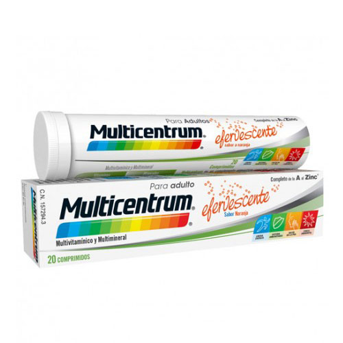Multicentrum Efervescente 20 comprimidos