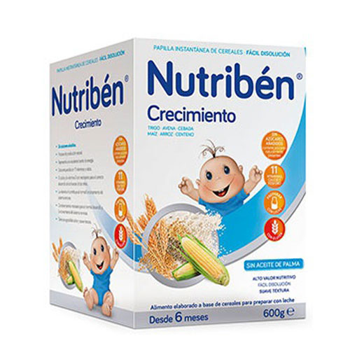 Nutriben Papilla Crecimiento 600gr