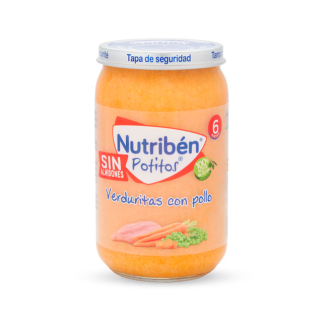 	Nutriben potito verduritas con pollo