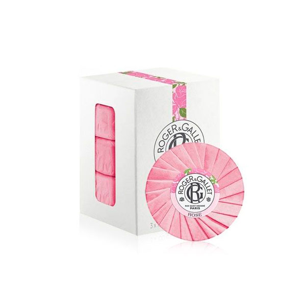 Rose jabn perfumado 3 unidades