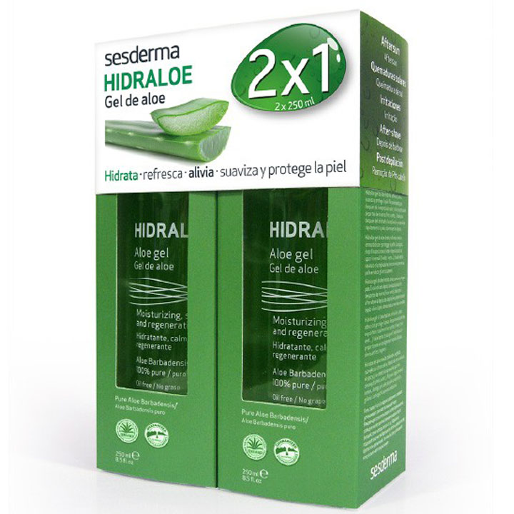 Sesderma Hidraloe Gel de Aloe 2x250ml