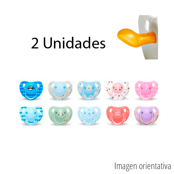 Suavinex Chupete Anatmico Latex 6-18m 2 unids.