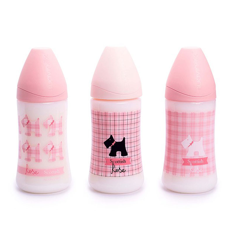 Suavinex Bibern 270ml Tetina redonda latex 0m