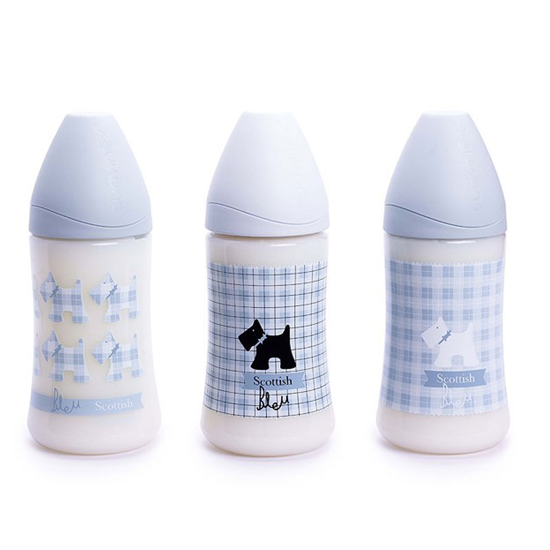 Suavinex Bibern 270ml Tetina redonda latex  0m