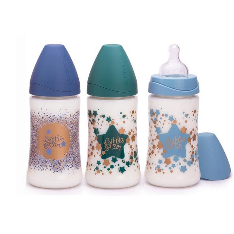Suavinex Bibern 270ml Premiun Tetina redonda 6m