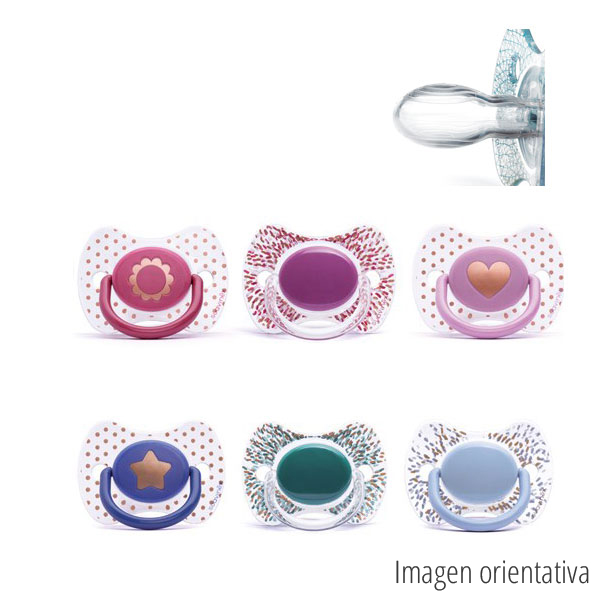 Suavinex Chupete Premium Silicona fisiolgica +18m