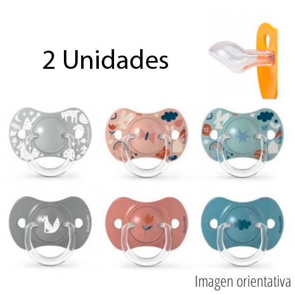 Suavinex 2 Chupetes Silicona fisiolgico +18 meses