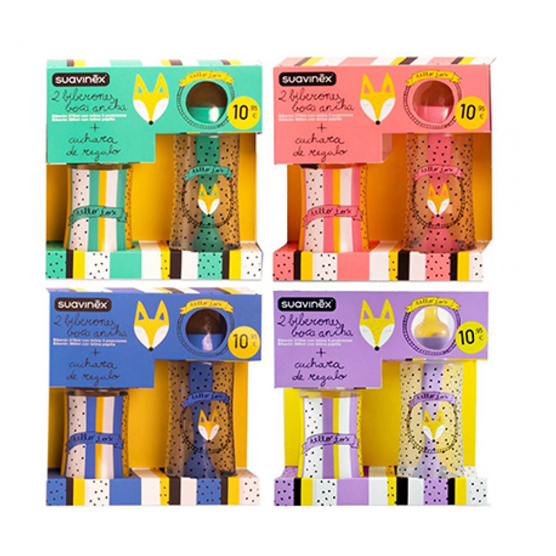 Oferta Suavinex Pack 2 Biberones + Cuchara regalo