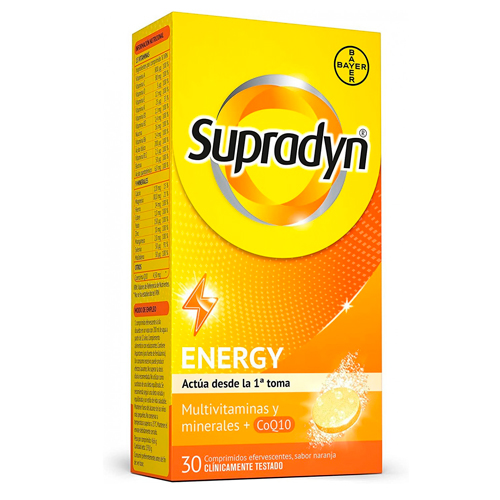 Supradyn Activo 30 comprimidos Efervescentes