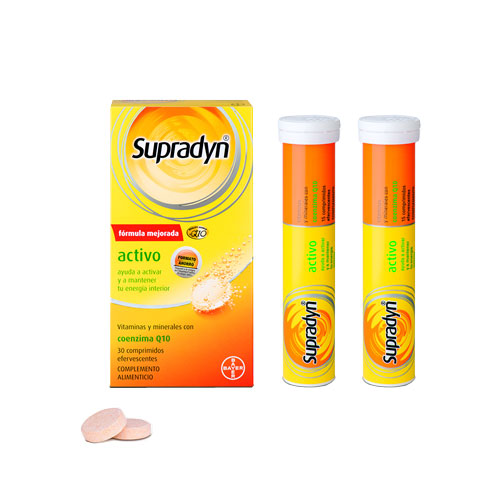 Supradyn Activo 30 comprimidos Efervescentes